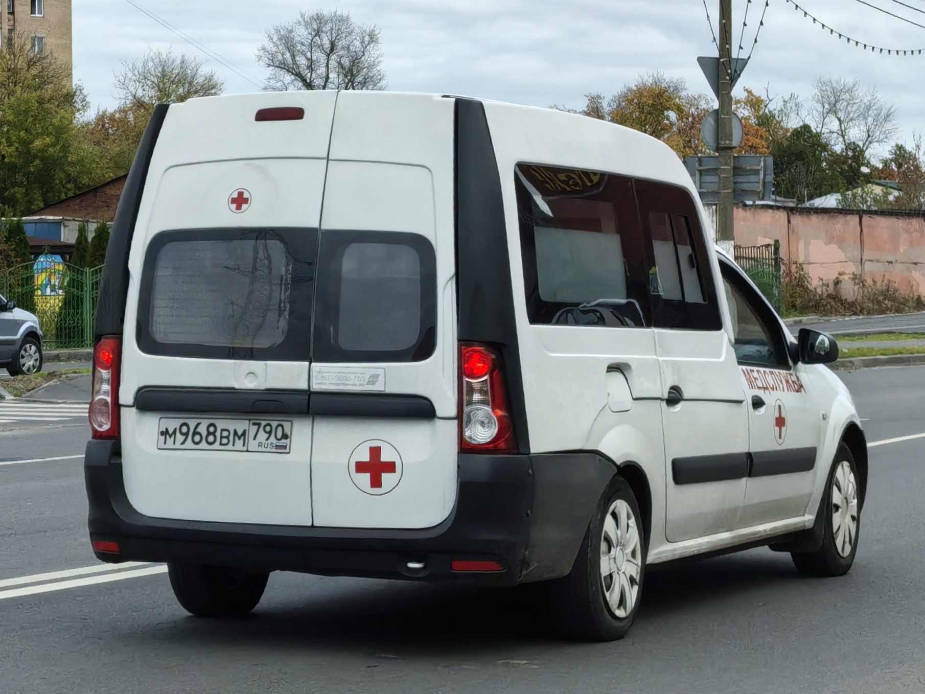 м 968 вм 790, Lada (VAZ) Largus 1st gen Kub, 2017–2021