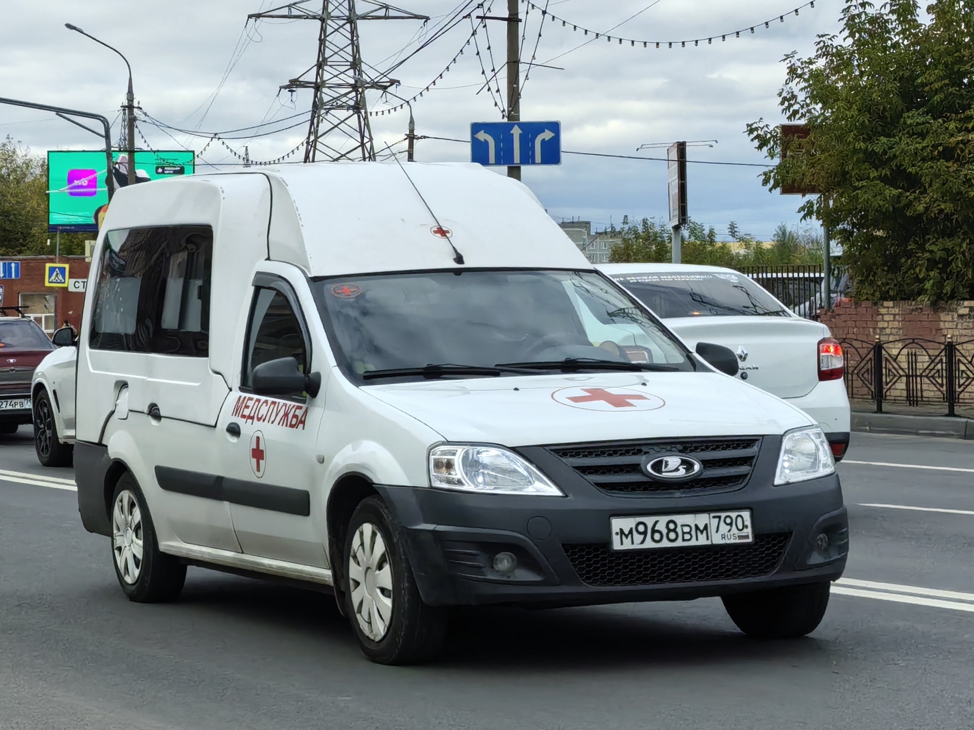 м 968 вм 790, Lada (VAZ) Largus 1st gen Kub, 2017–2021