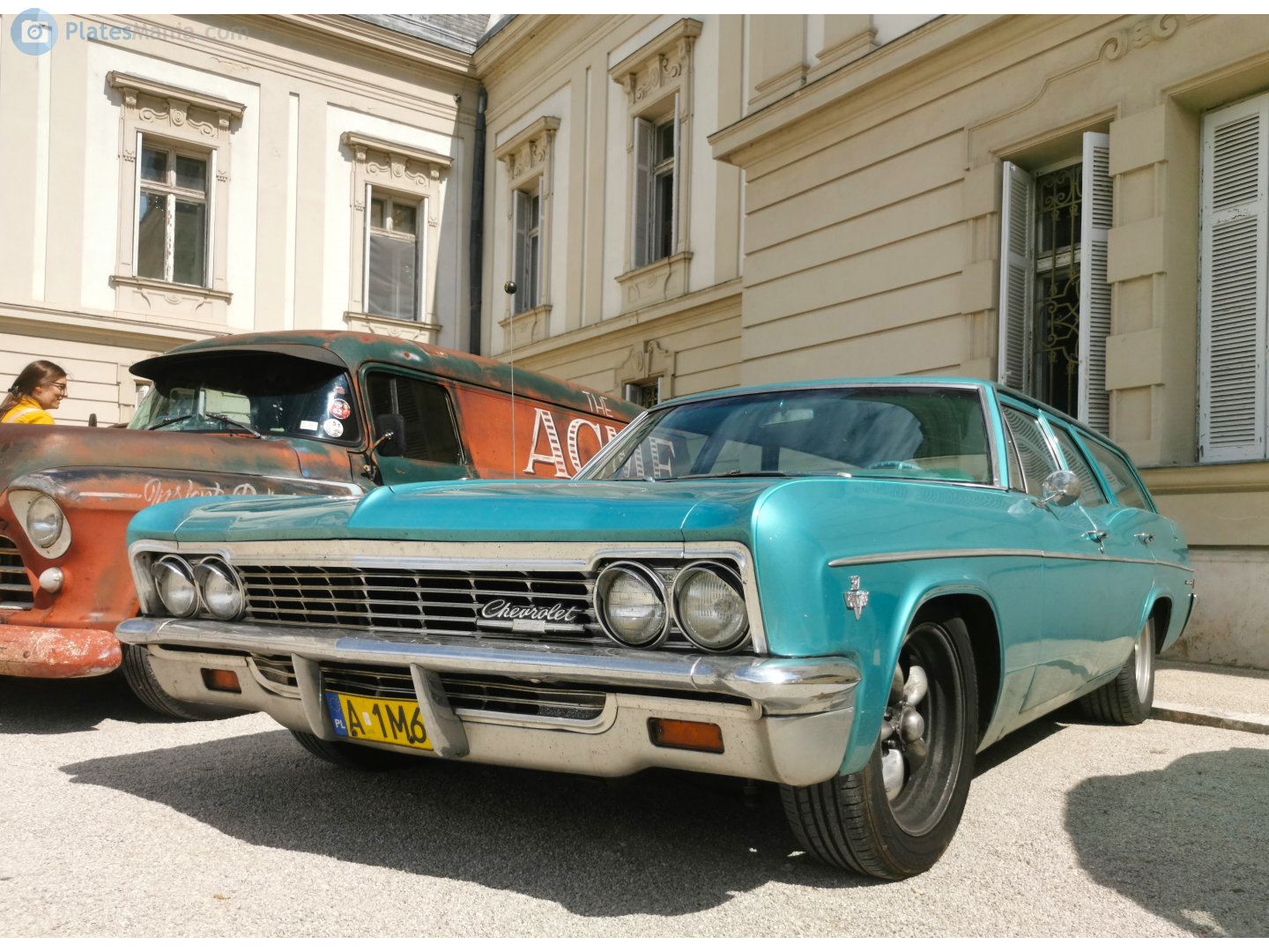 A 1M6, Chevrolet Biscayne 3rd gen 1966 5-door Station Wagon (15345; B-body), 1st facelift, 1965–1966