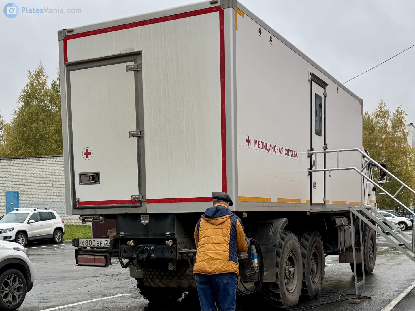 х 800 вр 72, KamAZ 4350 43502, 2008–