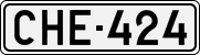 License plate of Finland, Cars