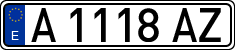 License plates of Spain, 1971 year series