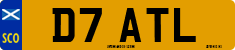 License plate of the United Kingdom, 1983 year system