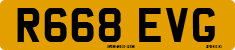 License plate of the United Kingdom, 1983 year system