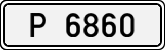 License plates of Spain, 1900 year series