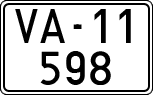 License plates of Spain, 1900 year series