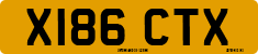 License plate of the United Kingdom, 1983 year system