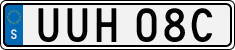 License plate of Sweden, Regular plates