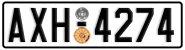 License plate of Greece, Cars