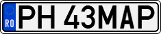 License plate of Romania, Regular plates