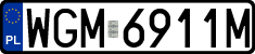License plates of Poland, Regular car plates
