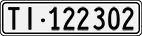 License plate of Switzerland, Cars
