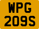 License plate of the United Kingdom, 1963 year system