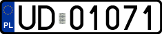 License plates of Poland, Military