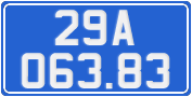 License plate of Vietnam, Government and public administrations