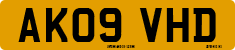 License plate of the United Kingdom, 2001 year system
