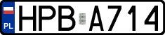 License plates of Poland, Authorities