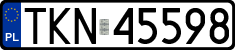 License plates of Poland, Regular car plates