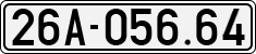 License plate of Vietnam, Cars