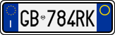 License plate of Italy, Cars (1994 year series)