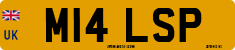 License plate of the United Kingdom, 1983 year system