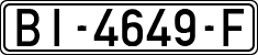 License plates of Spain, 1971 year series