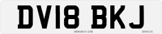 License plate of the United Kingdom, 2001 year system