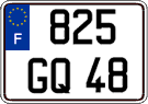 French license plate, FNI