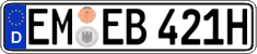 German license plate, Plates for oldtimers (type 