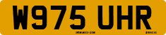 License plate of the United Kingdom, 1983 year system