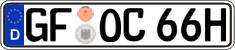 German license plate, Plates for oldtimers (type 