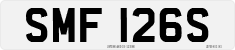 License plate of the United Kingdom, 1963 year system