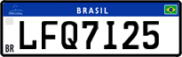 License plate of Brazil, Private owners (Mercosul)