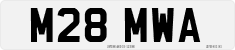 License plate of the United Kingdom, 1983 year system