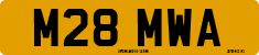 License plate of the United Kingdom, 1983 year system
