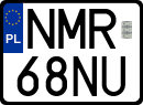License plates of Poland, Regular car plates