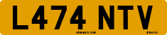 License plate of the United Kingdom, 1983 year system