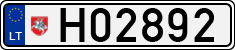 License plate of Lithuania, Oldtimers