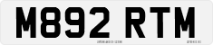 License plate of the United Kingdom, 1983 year system