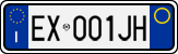 License plate of Italy, Cars (1994 year series)