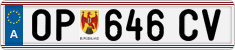 License plate of Austria, Regular plates