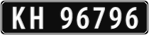 License plate of Norway, Sportcars