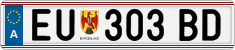 License plate of Austria, Regular plates