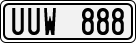 License plate of Sweden, Regular plates