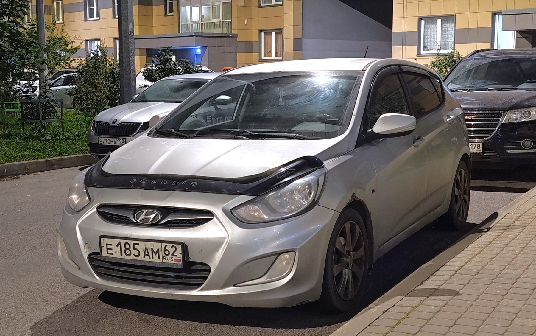 е 185 ам 62, Hyundai Solaris 1st gen Hatchback (RB), 2011–2014