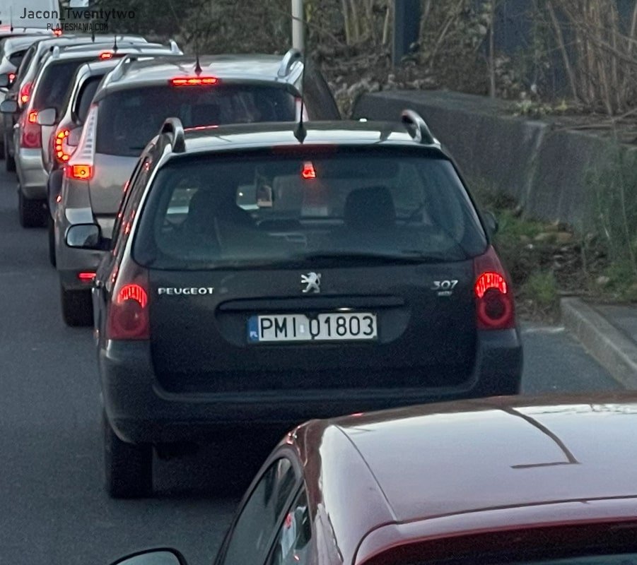 PMI 01803, Peugeot 307 1st gen Break/SW (T5/T6), 2002–2008 (–2011 for LATAM-market)