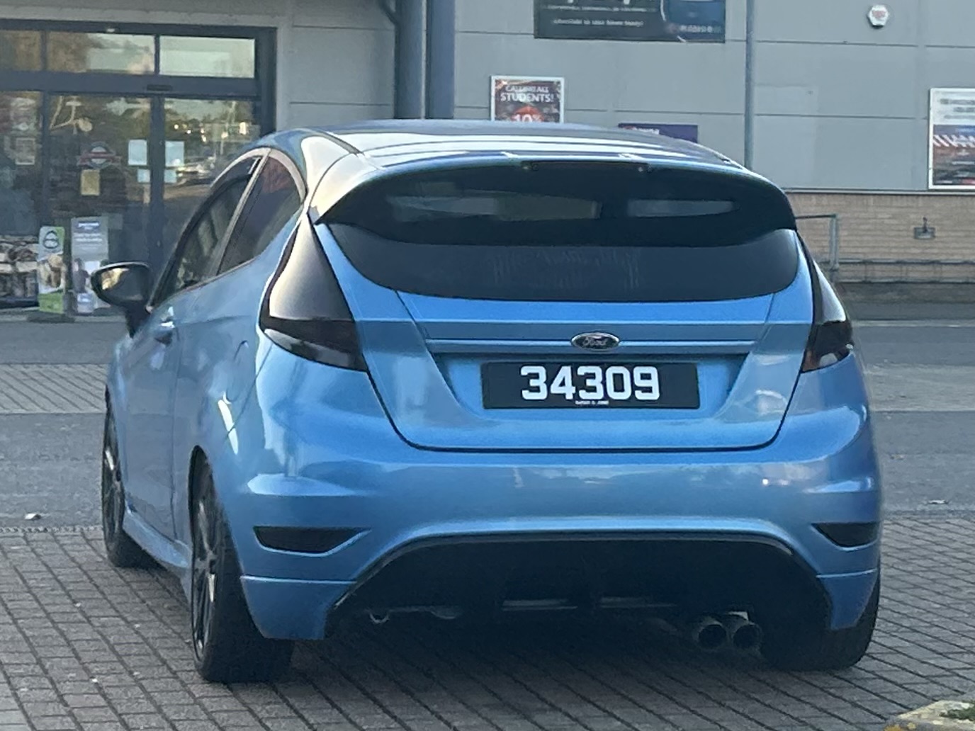 34309, Ford Fiesta 6th gen 5-door Hatch (B299; JA8), 2008–2013