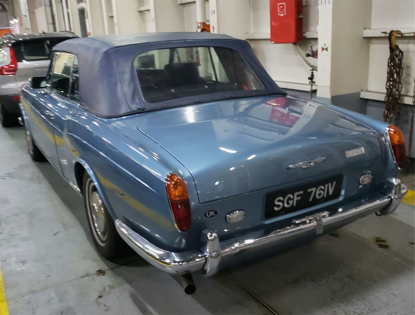 SGF761V, Rolls-Royce Corniche I–IV Convertible, 1971–1995
