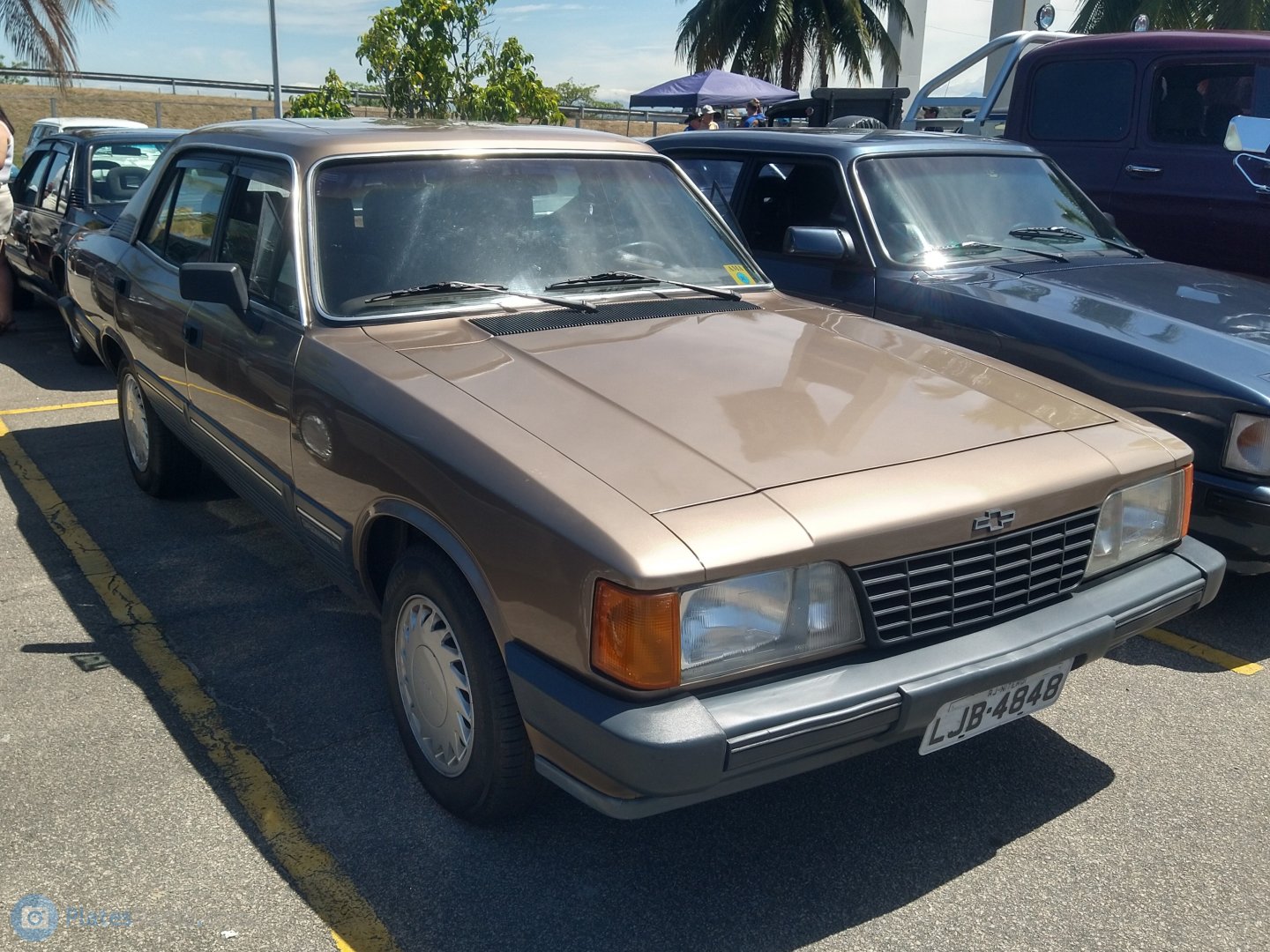 LJB-4848, Chevrolet Opala 1st gen Sedan (676; LATAM-market), 2nd facelift, 1985–1992