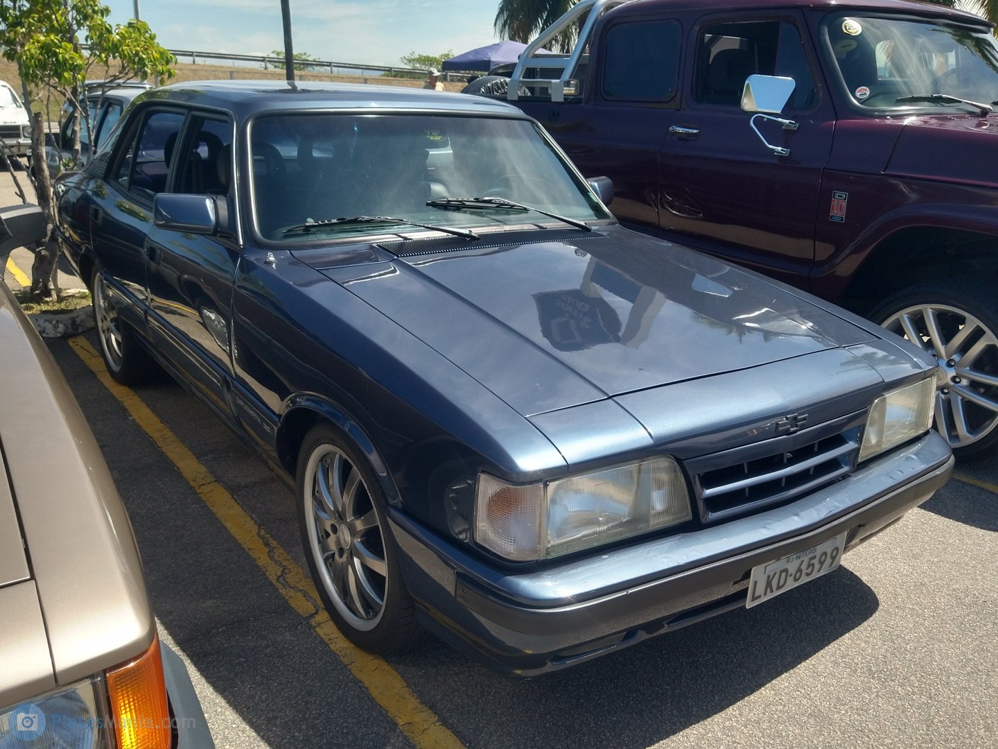 LKD-6599, Chevrolet Opala 1st gen Sedan (676; LATAM-market), 2nd facelift, 1985–1992